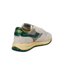 Autry Sneakers En Cuir*Reelwind Low W *Reflective Leather* Silver / Mountain