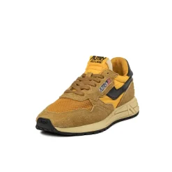 Autry Sneakers En Cuir|Chaussures De Running Retro*Reelwind Low W *Suede / Net* Taffy / Black