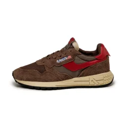 Autry Sneakers En Cuir|Chaussures De Running Retro*Reelwind Low W *Suede / Net* Patridge / Red