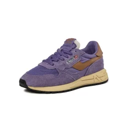 Autry Sneakers En Cuir|Chaussures De Running Retro*Reelwind Low W *Suede / Net* Dahlia / Brsug