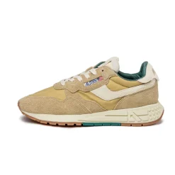 Autry Sneakers En Cuir|Chaussures De Running Retro*Reelwind Low W *Suede / Pony* Leaf / Rut