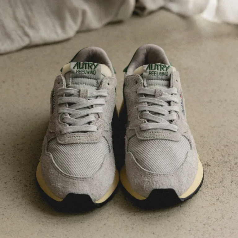 Autry Sneakers En Cuir|Chaussures De Running Retro*Reelwind Low W *Suede / Net* Vapor / Amazon
