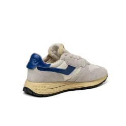 Autry Sneakers En Cuir|Chaussures De Running Retro*Reelwind Low W *Suede / Net* White / Limoges