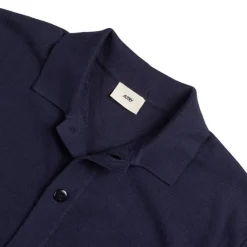 Autry Chemises*Short Sleeve Knit Shirt Blue