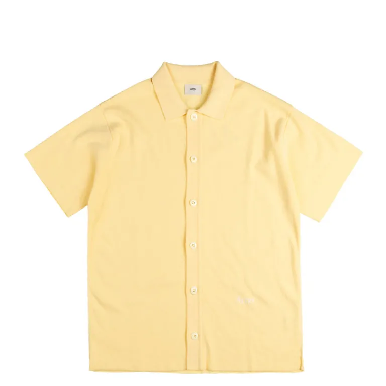 Autry Chemises*Short Sleeve Knit Shirt Lemonade
