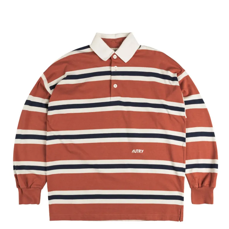 Autry Pullover*Striped Polo Jersey Incand