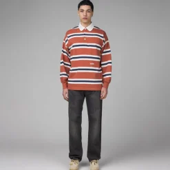 Autry Pullover*Striped Polo Jersey Incand