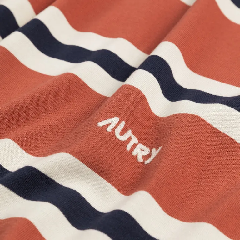 Autry Pullover*Striped Polo Jersey Incand