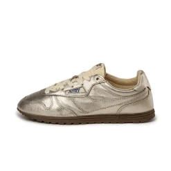 Autry Sneakers En Cuir|Baskets Décontractées Terrace*Windspin W *Lamb Leather / Nylon* Platinum / Ivory