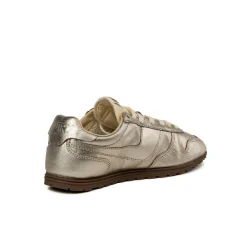 Autry Sneakers En Cuir|Baskets Décontractées Terrace*Windspin W *Lamb Leather / Nylon* Platinum / Ivory