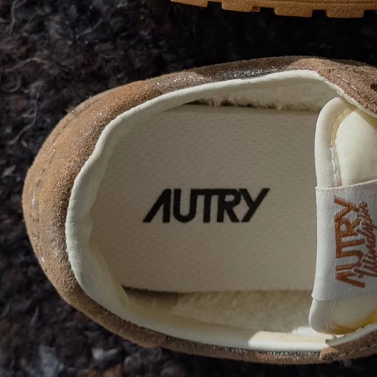 Autry Sneakers En Cuir|Baskets Décontractées Terrace*Windspin W *Louspar / Nylon* Brown / Ivory