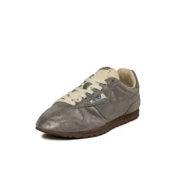 Autry Sneakers En Cuir|Baskets Décontractées Terrace*Windspin W *Louspar / Nylon* Silver / Ivory