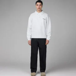 Axel Arigato Pullover*Base Polo Sweatshirt White