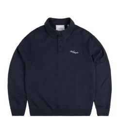 Axel Arigato Pullover*Base Polo Sweatshirt Navy