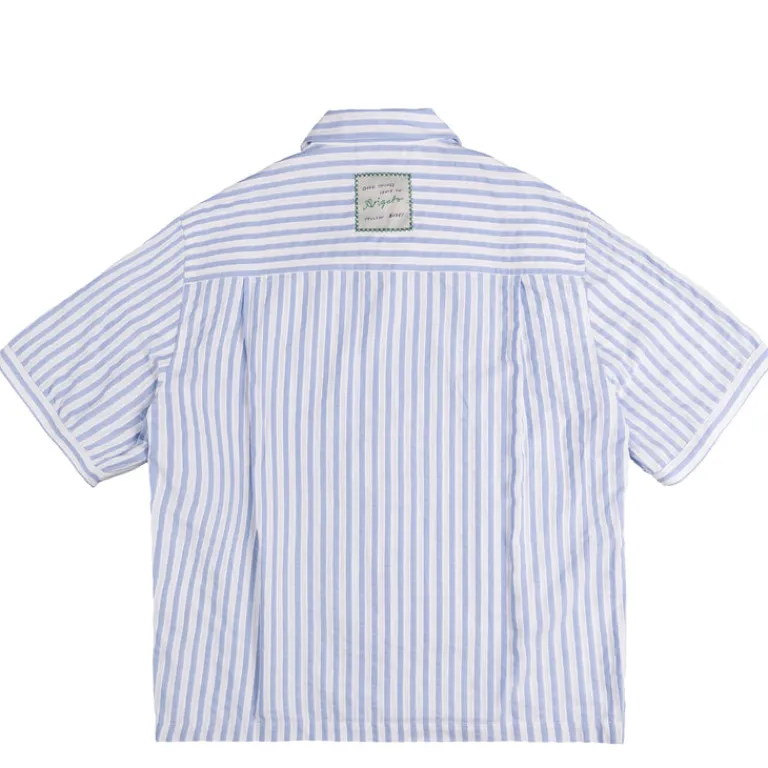 Axel Arigato Chemises*Lido Striped Shirt Blue / White
