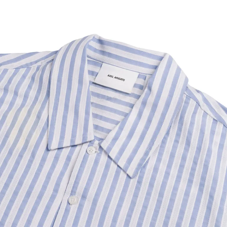 Axel Arigato Chemises*Lido Striped Shirt Blue / White