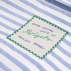 Axel Arigato Chemises*Lido Striped Shirt Blue / White