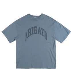 Axel Arigato T-Shirts*Link Washed T-Shirt Denim Blue