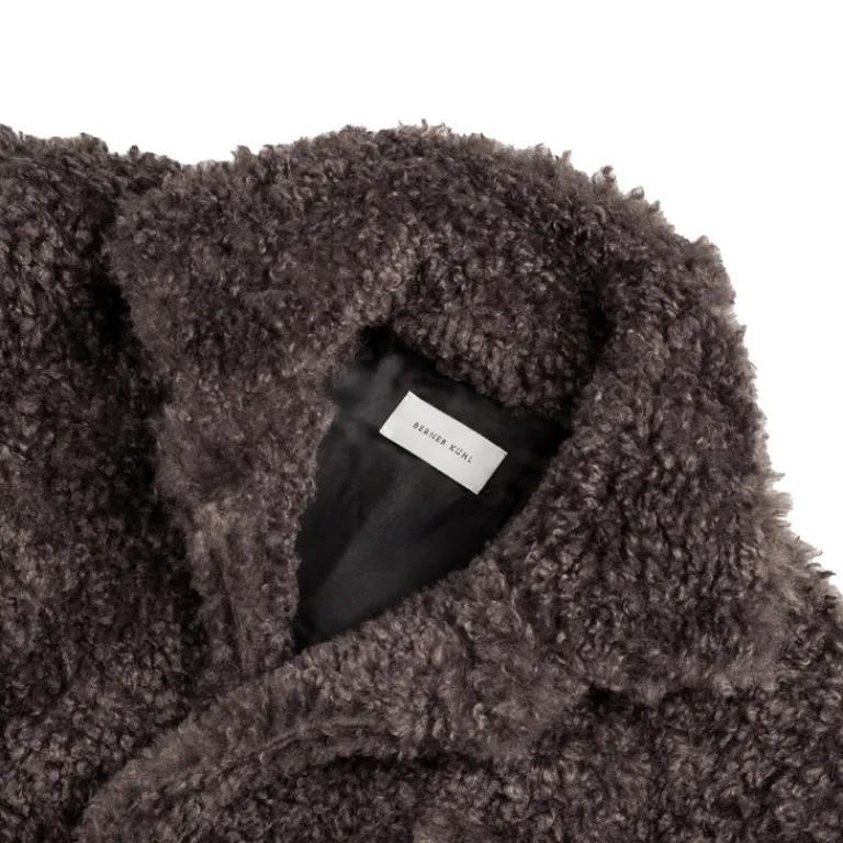 Berner Kühl Gilets*Drop Coat Bor Pile Charcoal