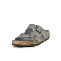 Birkenstock Sneakers En Cuir|Sandals*Arizona Basalt Gray Tonal