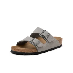 Birkenstock Sneakers En Cuir|Sandals*Arizona Desert Buck / Whale Gray