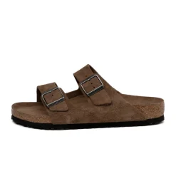 Birkenstock Sneakers En Cuir|Sandals*Arizona Dark Tea Tonal