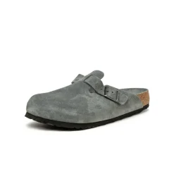 Birkenstock Sneakers En Cuir|Mules & Slides*Boston Basalt Gray Tonal