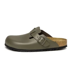 Birkenstock Sneakers En Cuir|Mules & Slides*Boston Concrete Gray