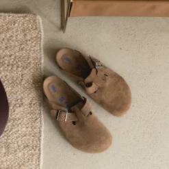 Birkenstock Sneakers En Cuir|Mules & Slides*Boston Dark Tea Tonal