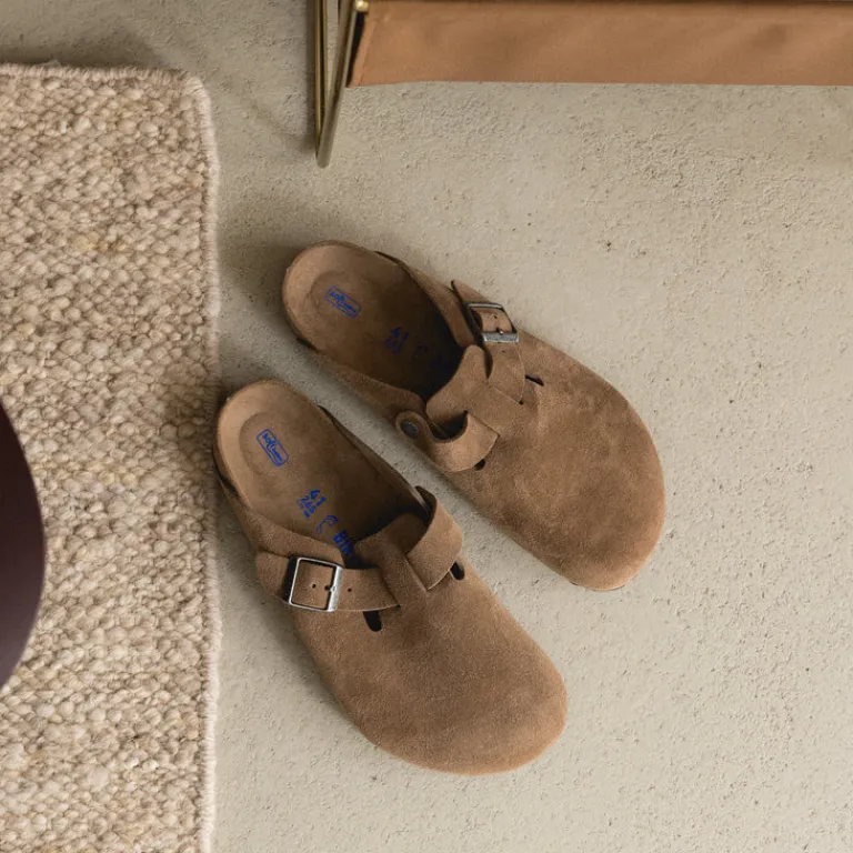 Birkenstock Sneakers En Cuir|Mules & Slides*Boston Dark Tea Tonal