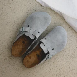 Birkenstock Sneakers En Cuir|Mules & Slides*Boston Pure Sage