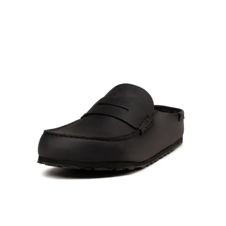 Birkenstock Sneakers En Cuir|Mules & Slides*Naples Wrapped Black