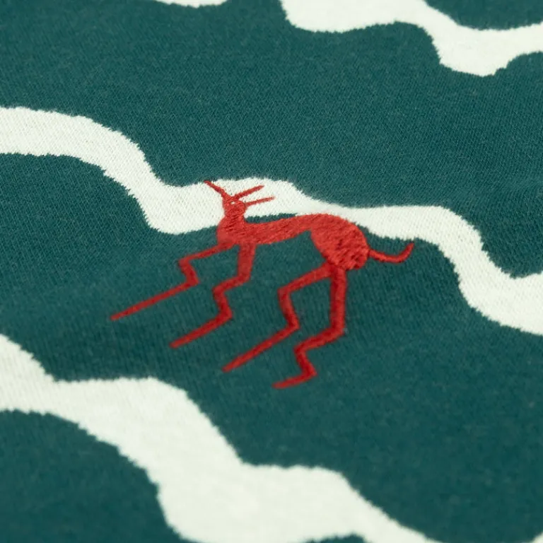 By Parra T-Shirts*Broken Waves Polo Shirt Pine Green