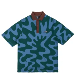 By Parra T-Shirts*Broken Waves Polo Shirt Pine Green