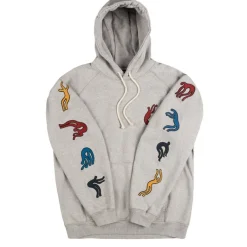 By Parra Sweats À Capuche*La Chambre Nuit Hooded Sweatshirt Heather Grey
