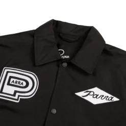 By Parra Gilets*Midnight Surprise Coach Jacket Black