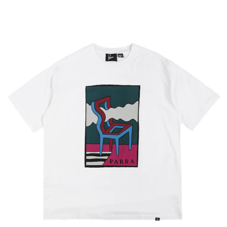 By Parra T-Shirts*Smoke Chair T-Shirt White