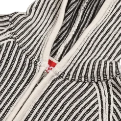 032c Tricot*''Crusader'' Hooded Knit Black / White