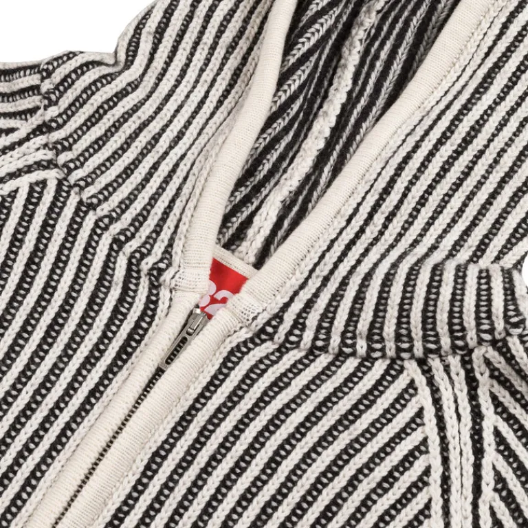 032c Tricot*''Crusader'' Hooded Knit Black / White