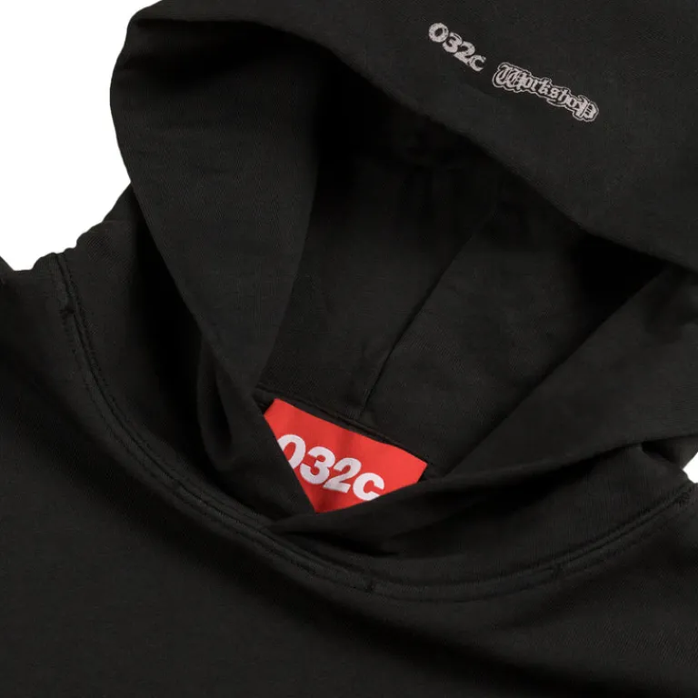 032c Sweats À Capuche*'Faithless' Oversized Hoodie Faded Black