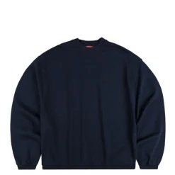 032c Pullover*Logo Bubble Crewneck Dark Blue
