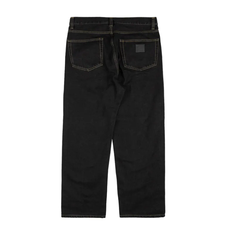 Carhartt WIP Pantalons*Aaron Pant Black Stone Washed