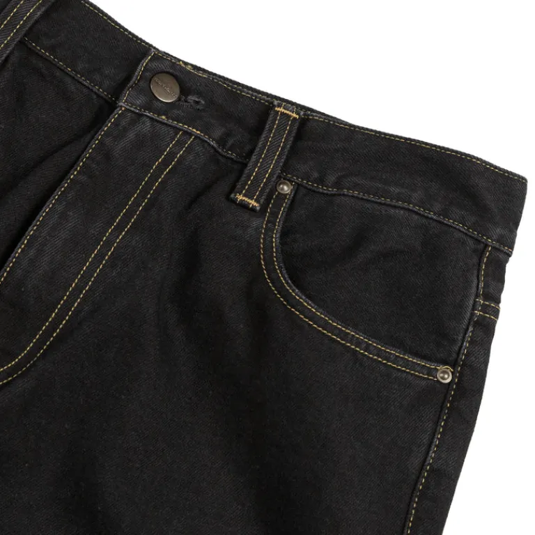 Carhartt WIP Pantalons*Aaron Pant Black Stone Washed