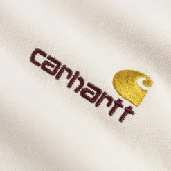 Carhartt WIP Pullover*American Script Half Zip Natural