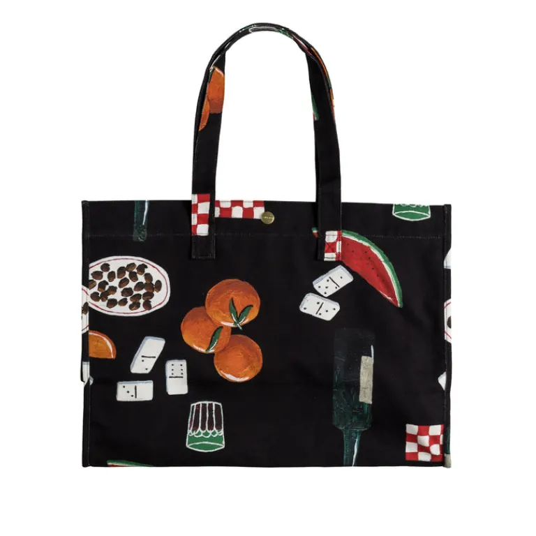 Carhartt WIP Alle Anzeigen|Sacs*Canvas Graphic Beach Bag Isis Maria Dinner Print / Black