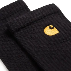 Carhartt WIP Chaussettes*Chase Socks Black / Gold