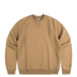 Carhartt WIP Pullover*Chase Sweatshirt Dusty Hamilton Brown / Gold