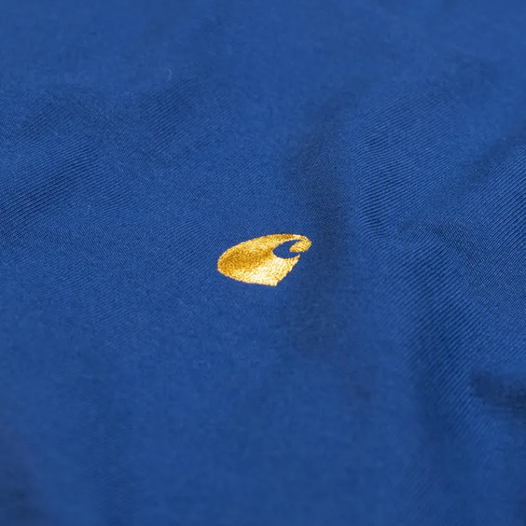 Carhartt WIP T-Shirts*Chase T-Shirt Wolfsbane / Gold