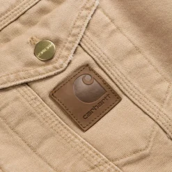 Carhartt WIP Gilets*Dayton Trucker Jacket Dusty Hamilton Brown / Tobacco Stone Canvas
