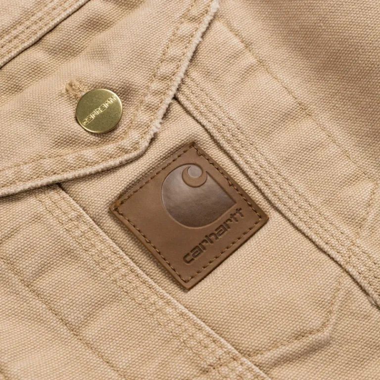 Carhartt WIP Gilets*Dayton Trucker Jacket Dusty Hamilton Brown / Tobacco Stone Canvas